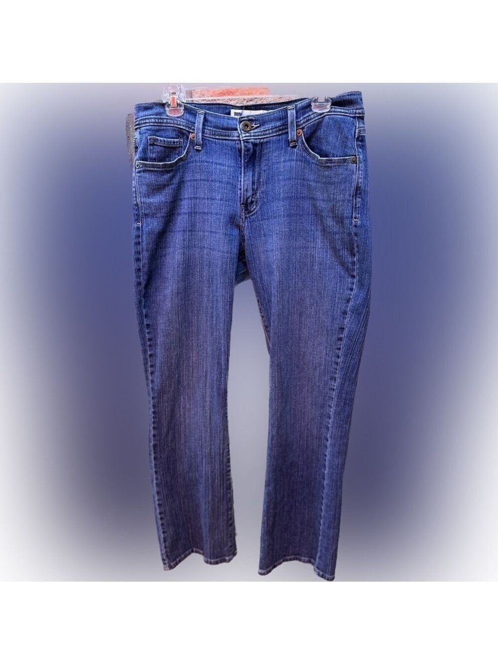 LEVI’s 529 Bootcut Denim Jeans Curvy Mid Rise Medium Wash Sz 12 Preloved Shape